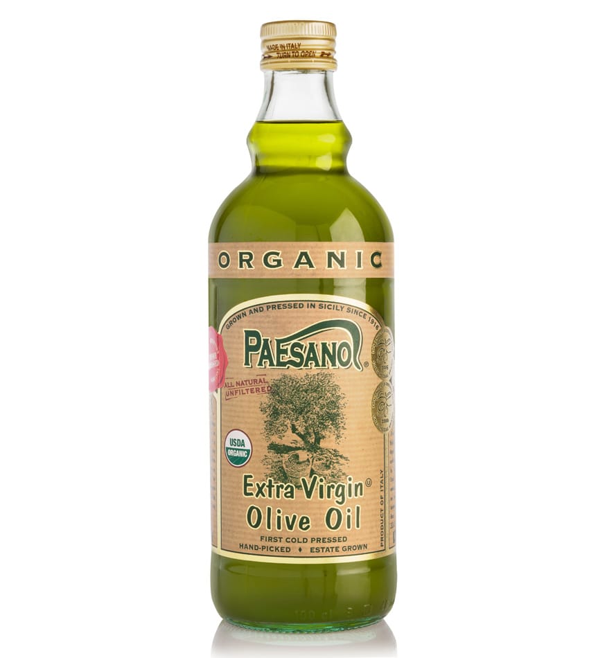 Organic Unfilterd Extra Virgin Olive Oil, Paesanol 1L (34 FL OZ)