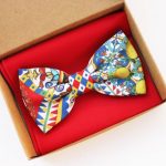 Papillon Carretto - Bow tie & Pocket square | red