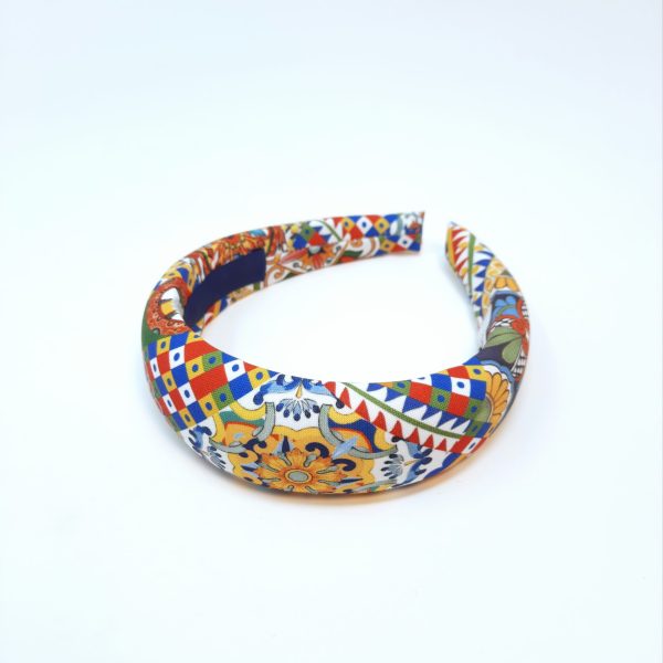 Partanna Carretto padded hair Hoop - red