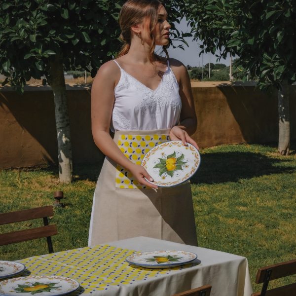 Lemon plates set of 2, Sicilian Ceramic - Image 3