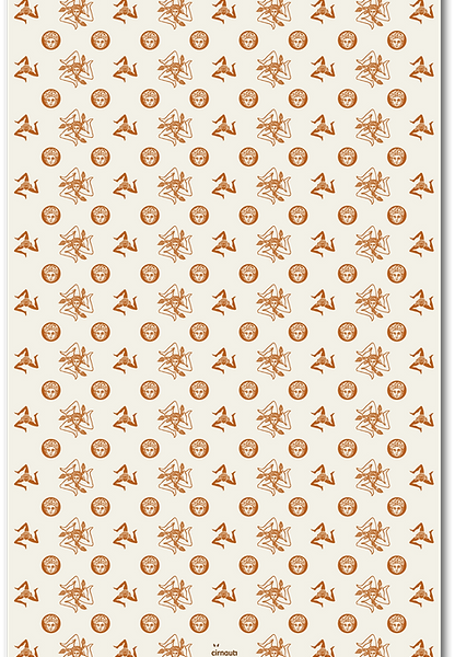 Trinacria Beach Towel - 31.5x63 in (80x160 cm)