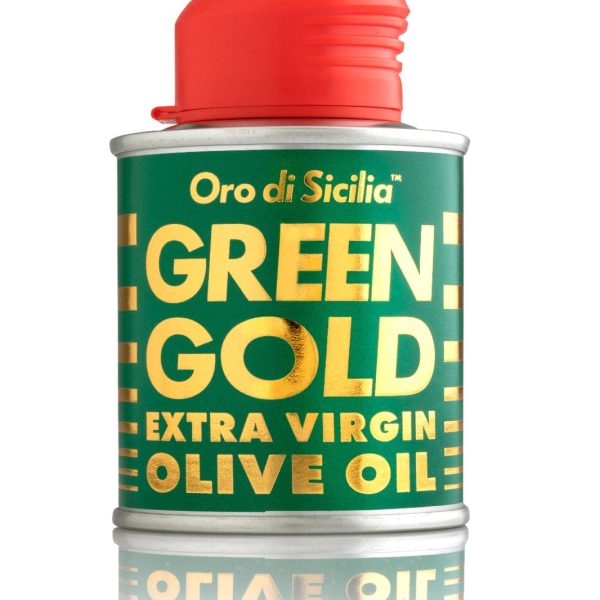 Green Gold Extra Virgin Olive Oil, Oro di Sicilia - 100mL (3.4 FL OZ)