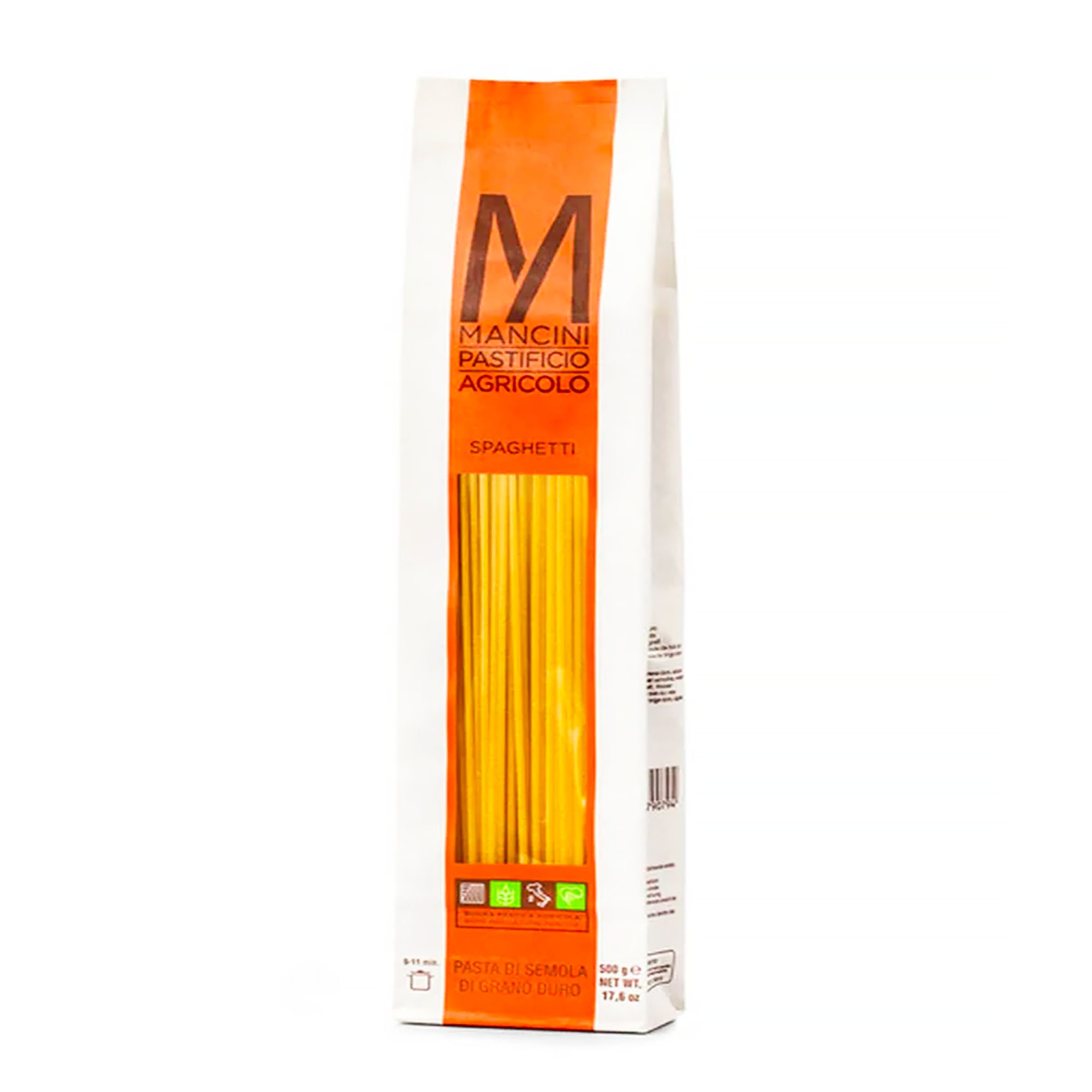 Mancini, Spaghetti pasta - 17.6oz/500g Mancini, Spaghetti pasta - 17.6oz/500g