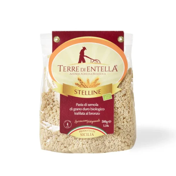 Terre di Entella, Stelline - Organic Pasta - 1.1 lb (500g)