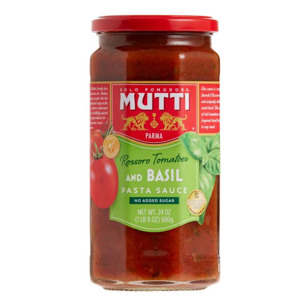 Mutti, Tomato & Basil Pasta Sauce - 24 oz (680 g)