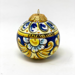 Hand-Painted Christmas Ball Caltagirone Ceramic