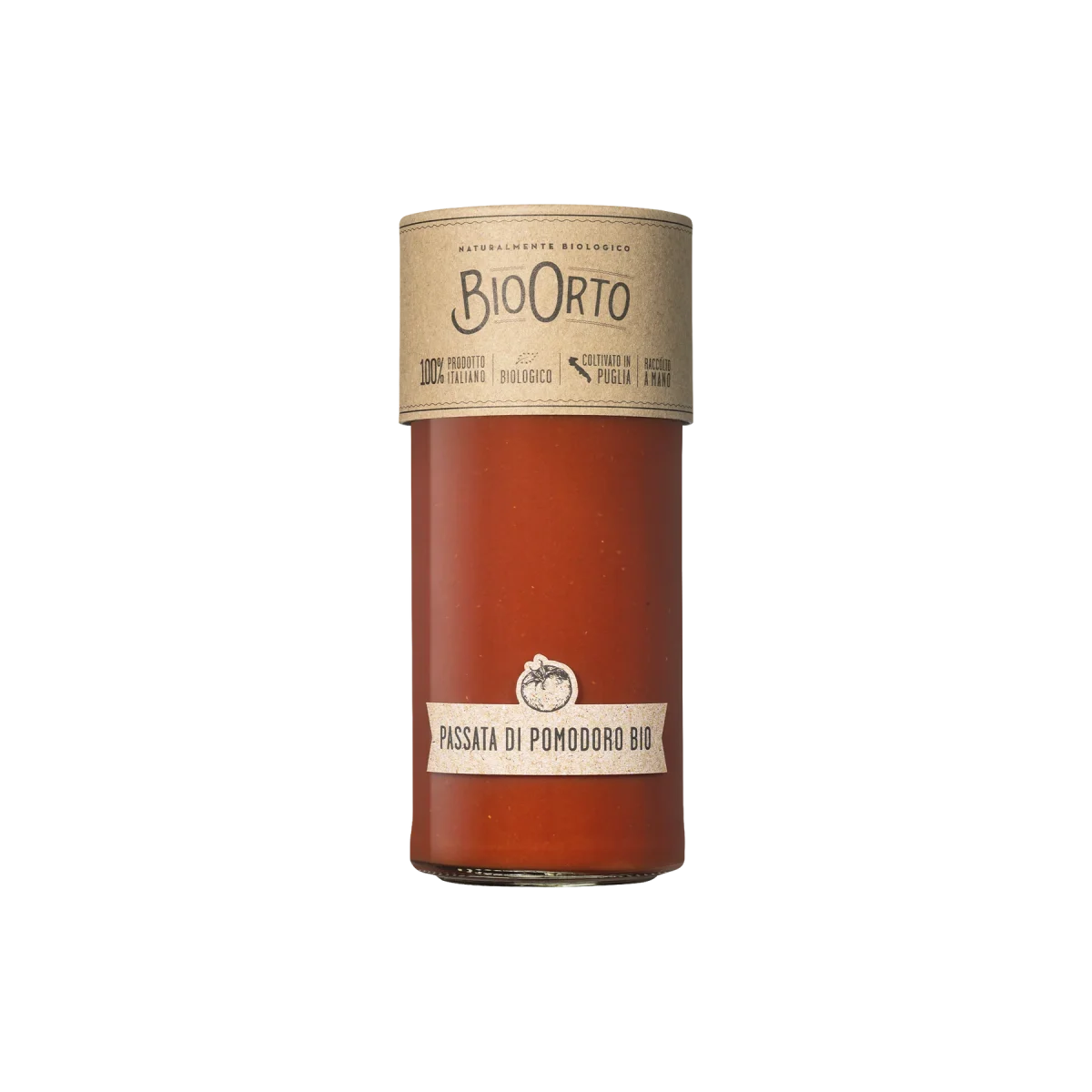 Bio Orto, Organic Tomato Puree - 18.34 oz (520g) - Image 1