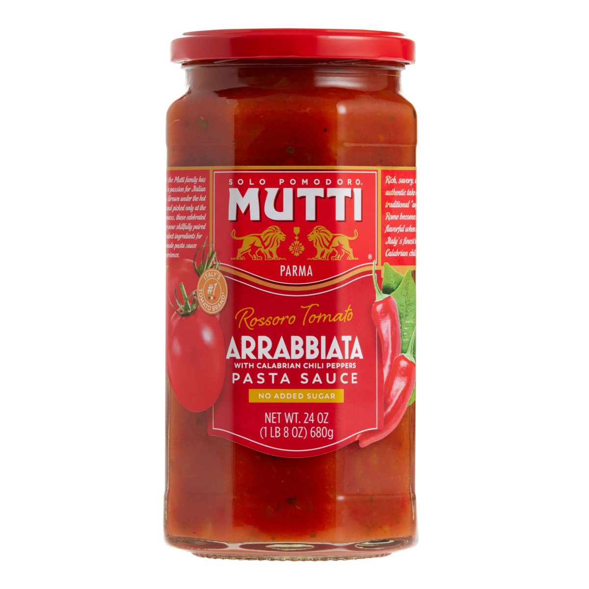 Mutti, Arrabbiata Pasta Sauce - 24 oz (680 g) - Image 1