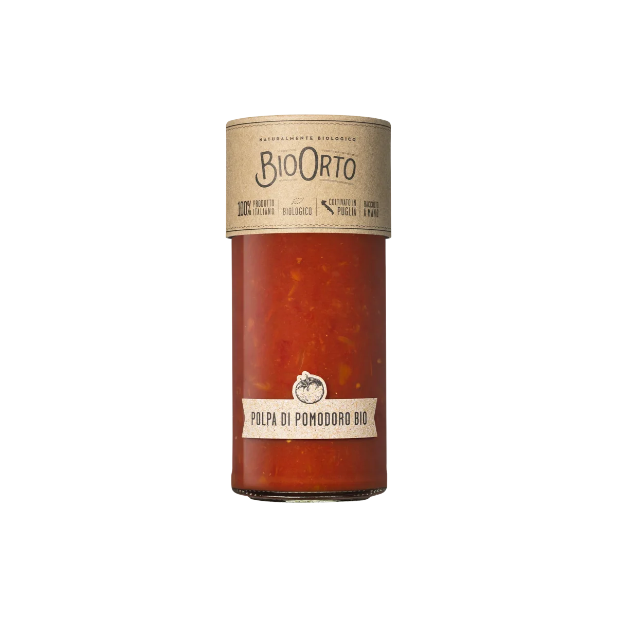 Bio Orto, Organic Tomato Pulp - 18.34 oz (520g) - Image 1