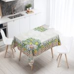 Sicilian Lemons Tablecloth with clutch - 60"x120"