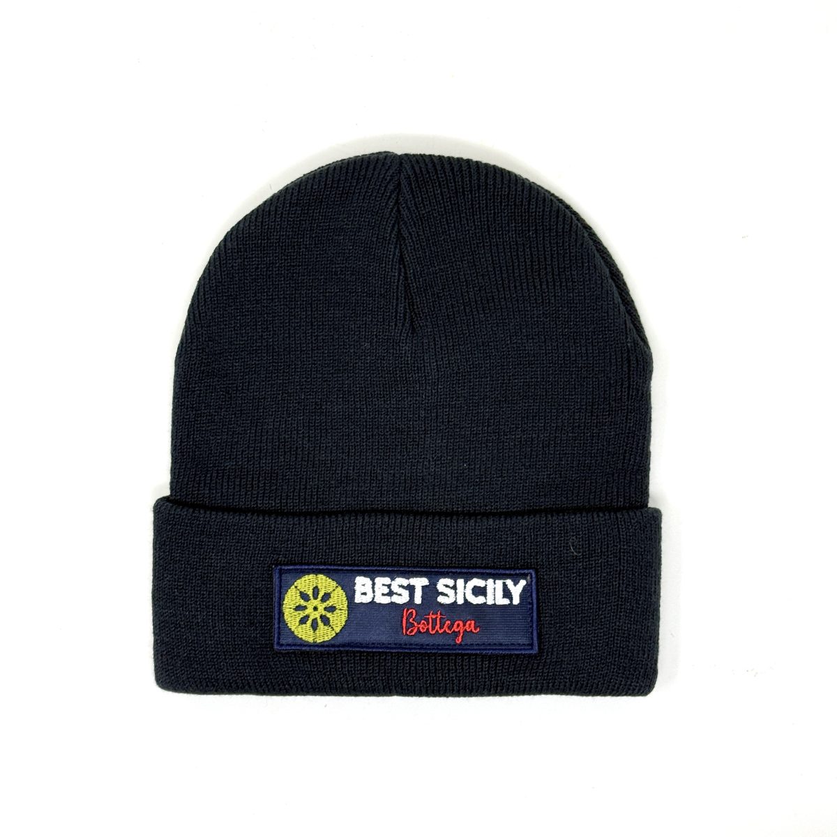 Blue Beanie with "Best Sicily Bottega" Logo - Image 1