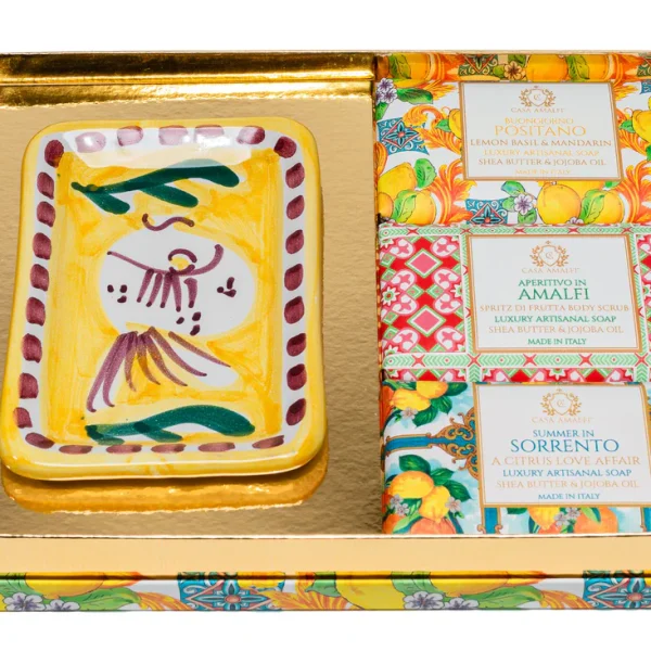 Casa Amalfi, Lemon Maiolica Gift Set - Image 3