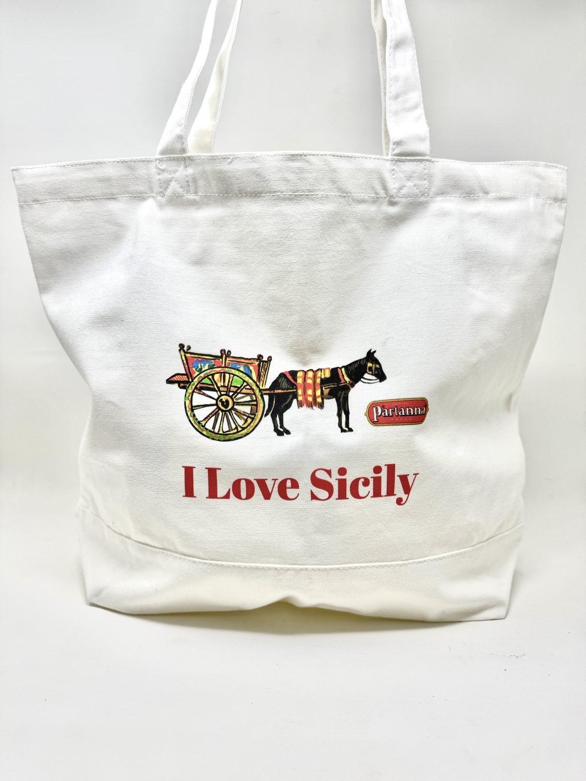 Partanna, "I Love Sicily" Canvas Tote Bag - Image 2