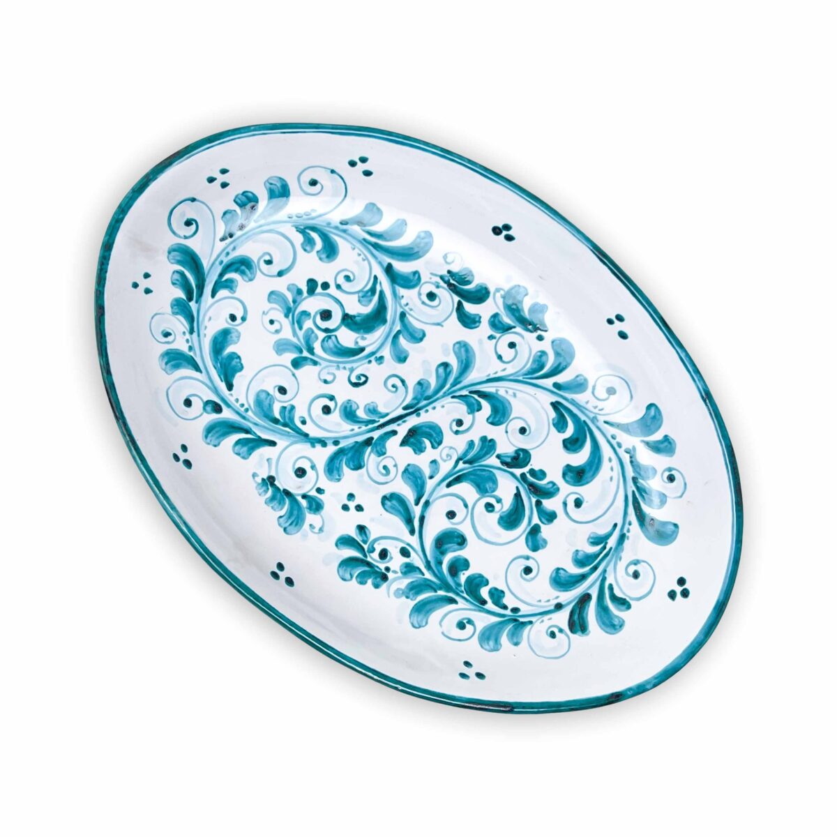Best Sicily Hand-Painted Ceramic Oval Plates