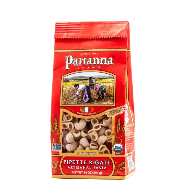 Partanna, Organic Premium Pipette Italian Artisanal Pasta - 14 oz (397g)