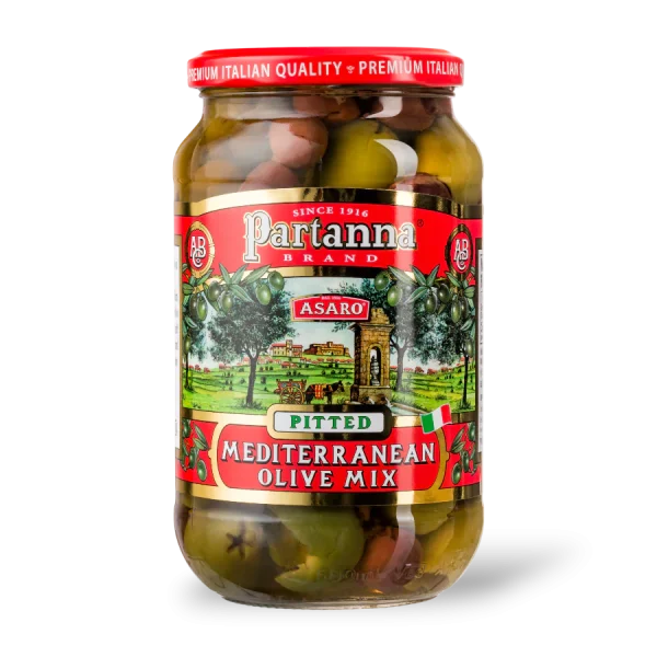 Partanna, Mediterranean Pitted Olive Mix - 4.9oz (140 g)