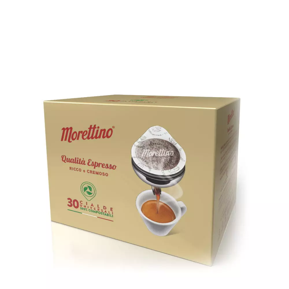 Morettino Qualità Espresso Coffee Pods - Pack of 30 units
