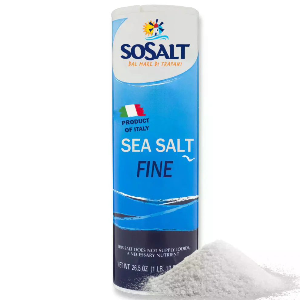 SoSalt Fine Sea Salt - 26.5 oz (750 g)