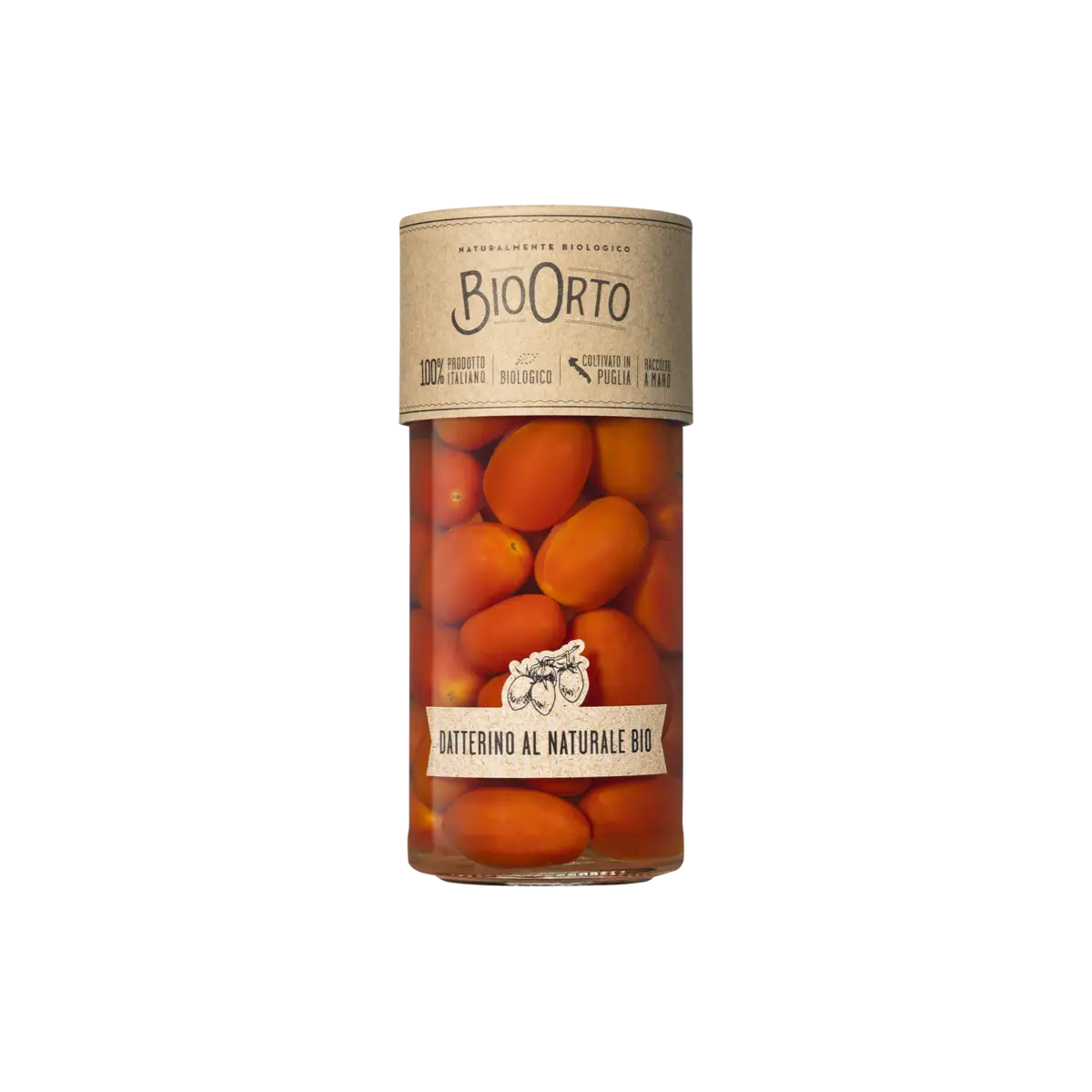 Bio Orto Organic Datterini Tomatoes in Water - 19.40 oz (550g)