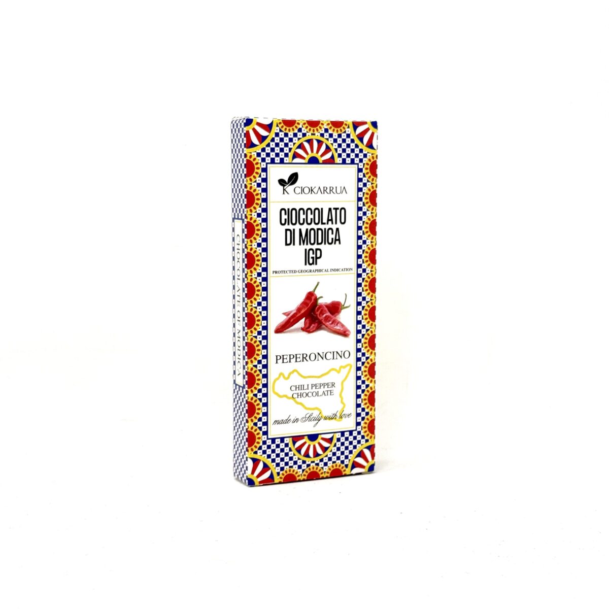 Ciokarrua Modica Chocolate IGP Chili Pepper – 2.82oz (80g)