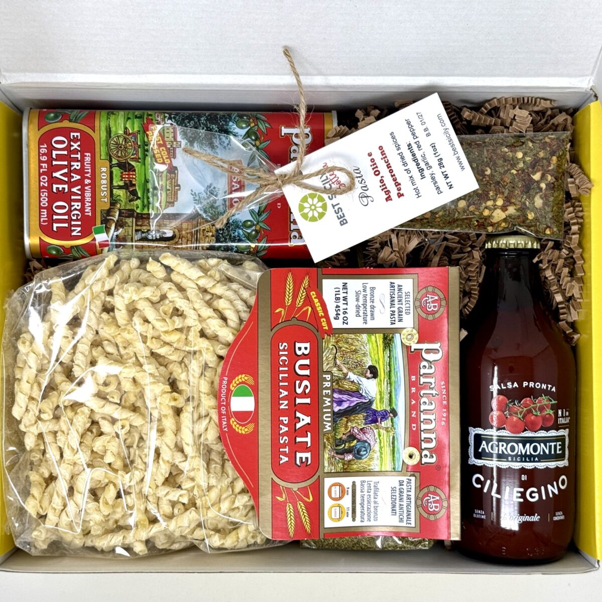 Best Sicily Sicilian Pasta Night Gift Box
