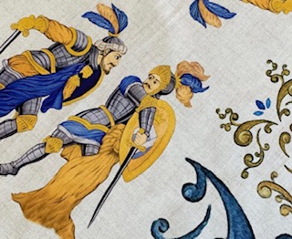 Best Sicily Sicilian Pupi Tablecloth - 152 x 203 cm (60 x 80") - Image 3