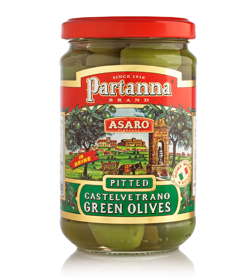 Partanna Pitted Castelvetrano Green Olives