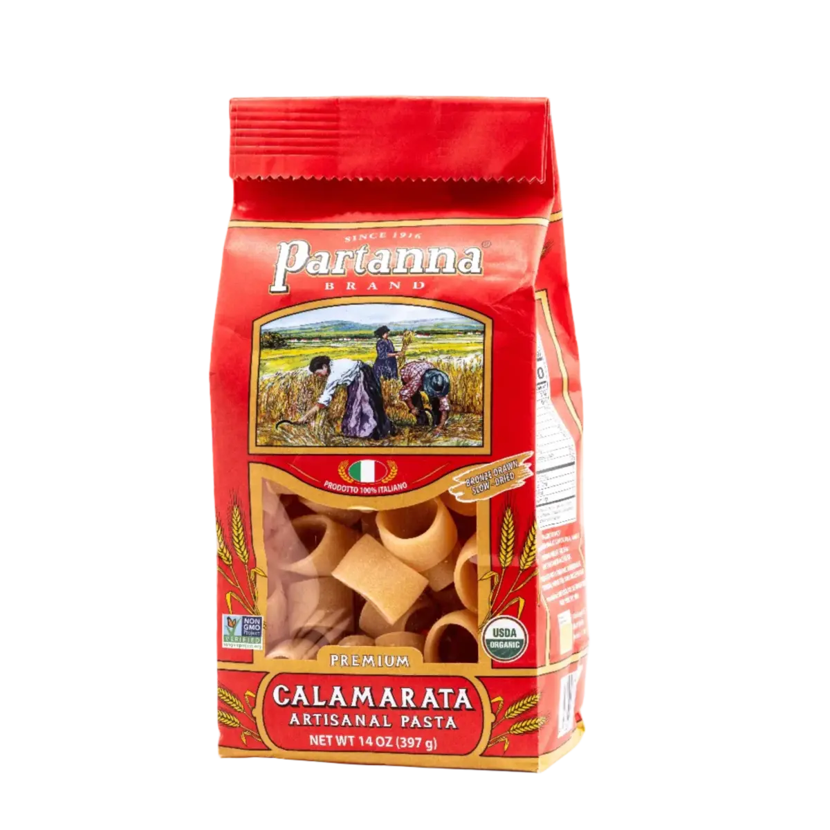 Partanna Artisanal Calamarata Pasta - 1 Lb (454 g)