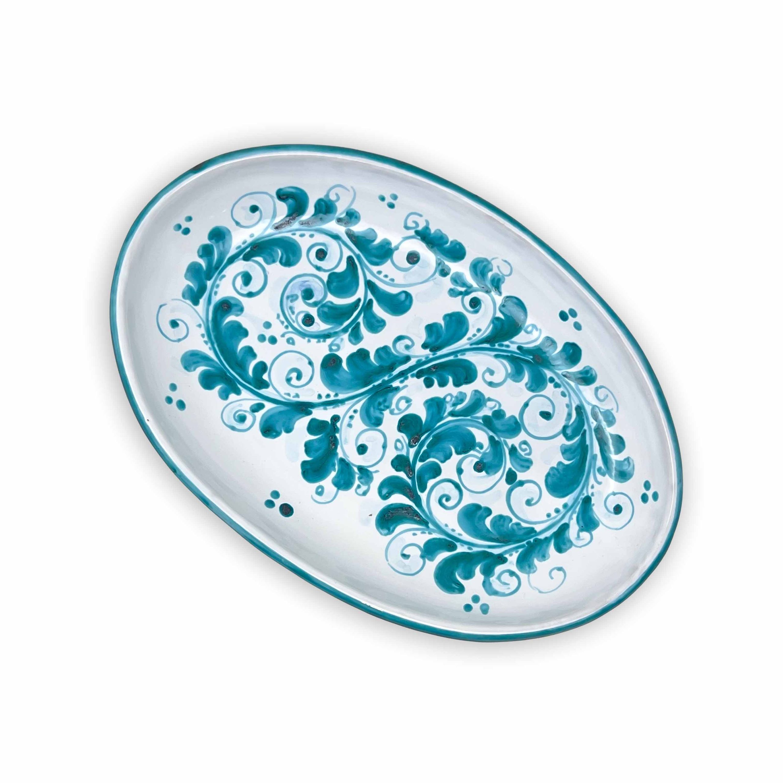 Best Sicily Hand-Painted Ceramic Oval Plates - Image 2