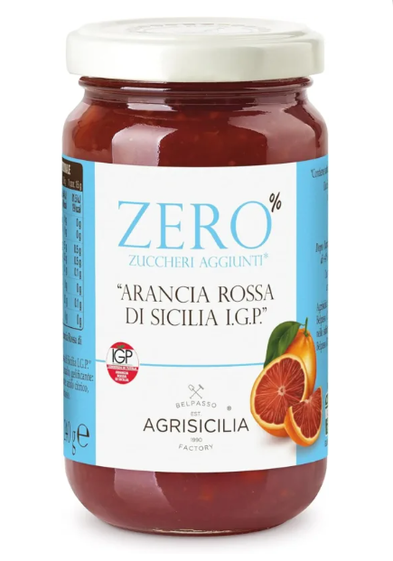 Agrisicilia Blood Orange Zero Marmelade - 8.4 oz (238g)