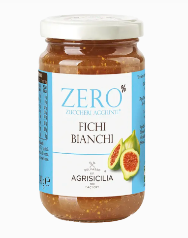 Agrisicilia White Fig Zero Jam - 8.4 oz (238g)