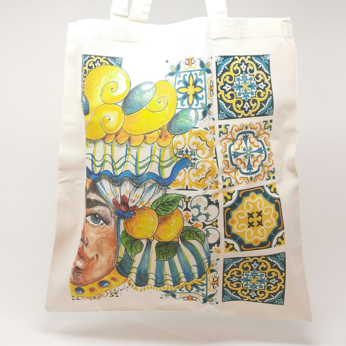 Best Sicily Moor's Head Shopping Bag