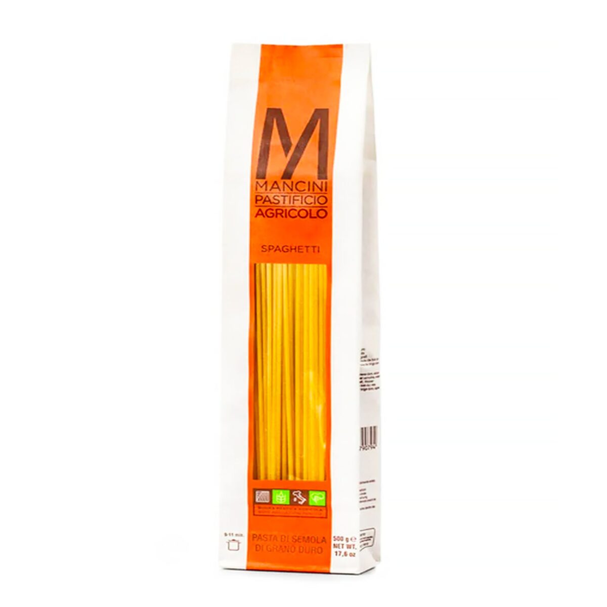 Mancini Spaghetti Pasta – 1.1 Lb (500g)