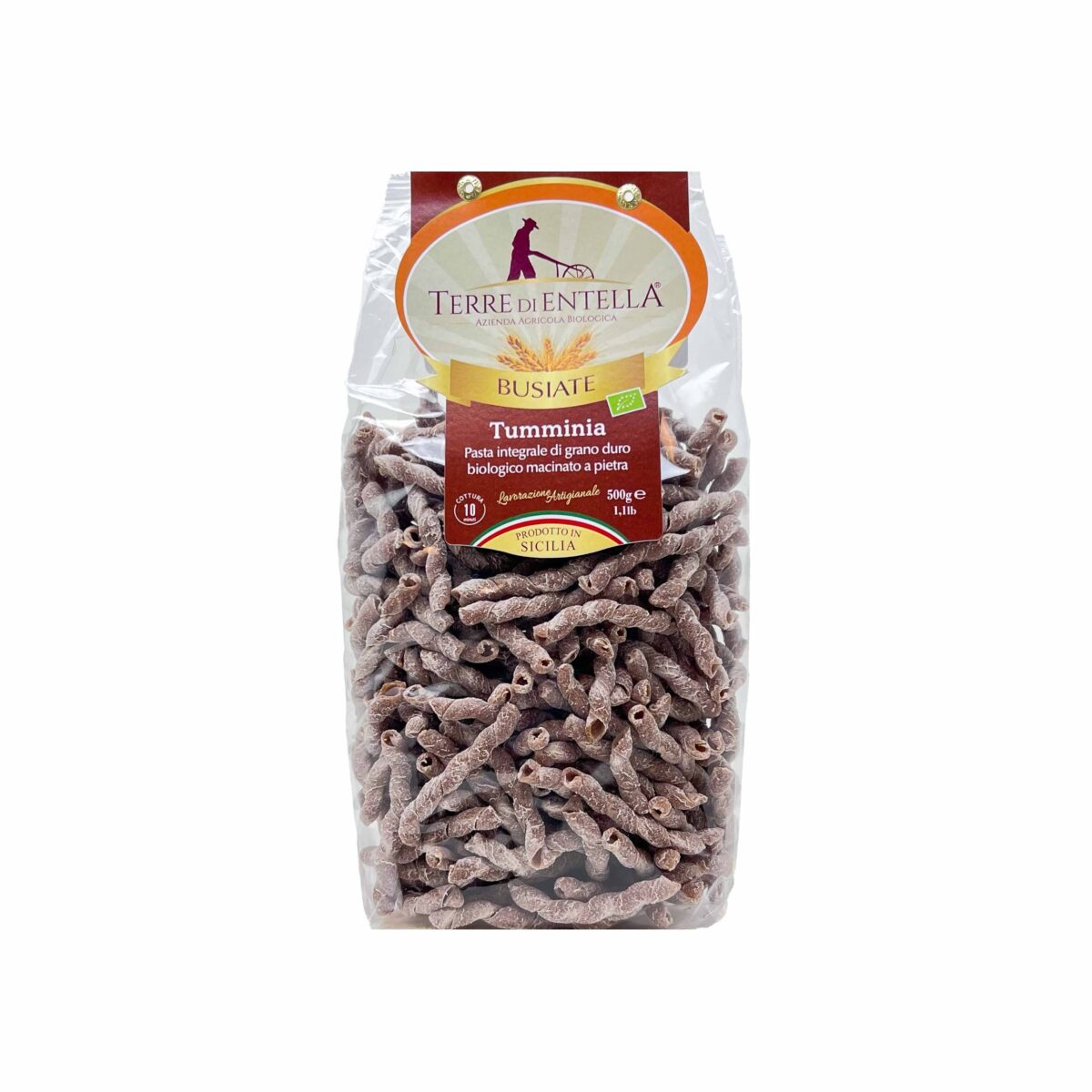 Terre di Entella Busiate di Tumminia Bio Pasta – 1.1 Lb (500g)