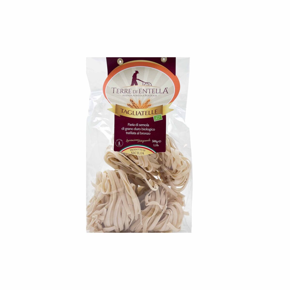 Terre di Entella Tagliatelle Bio Pasta – 1.1 Lb (500g)