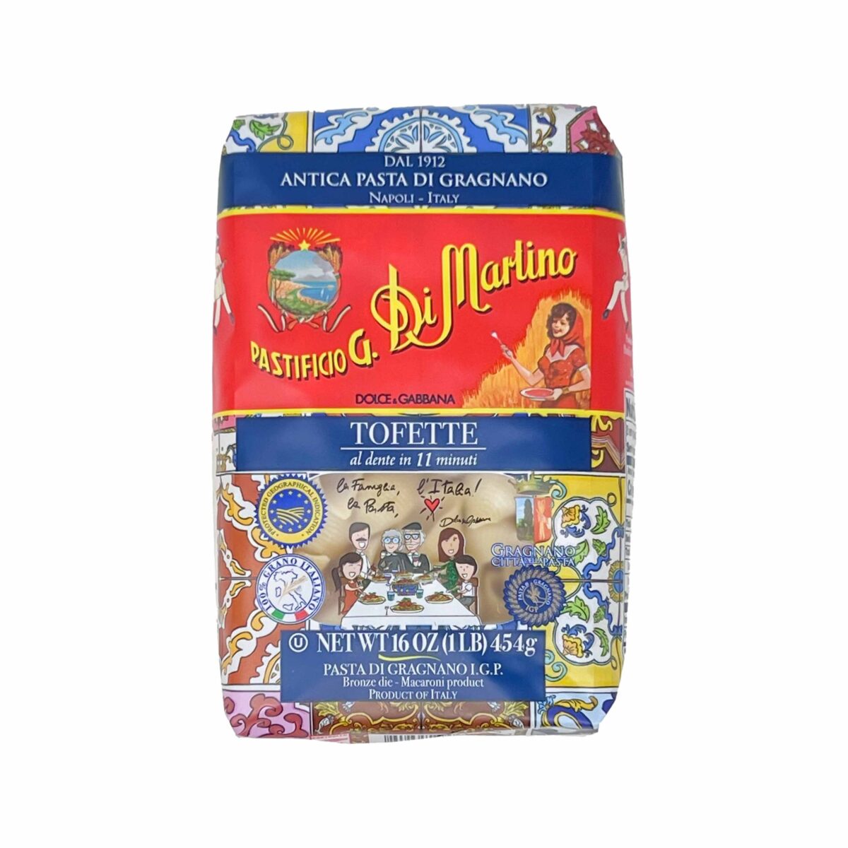 Di Martino Tofette Limited Edition with Dolce & Gabbana Pasta - 1 Lb (454 g)