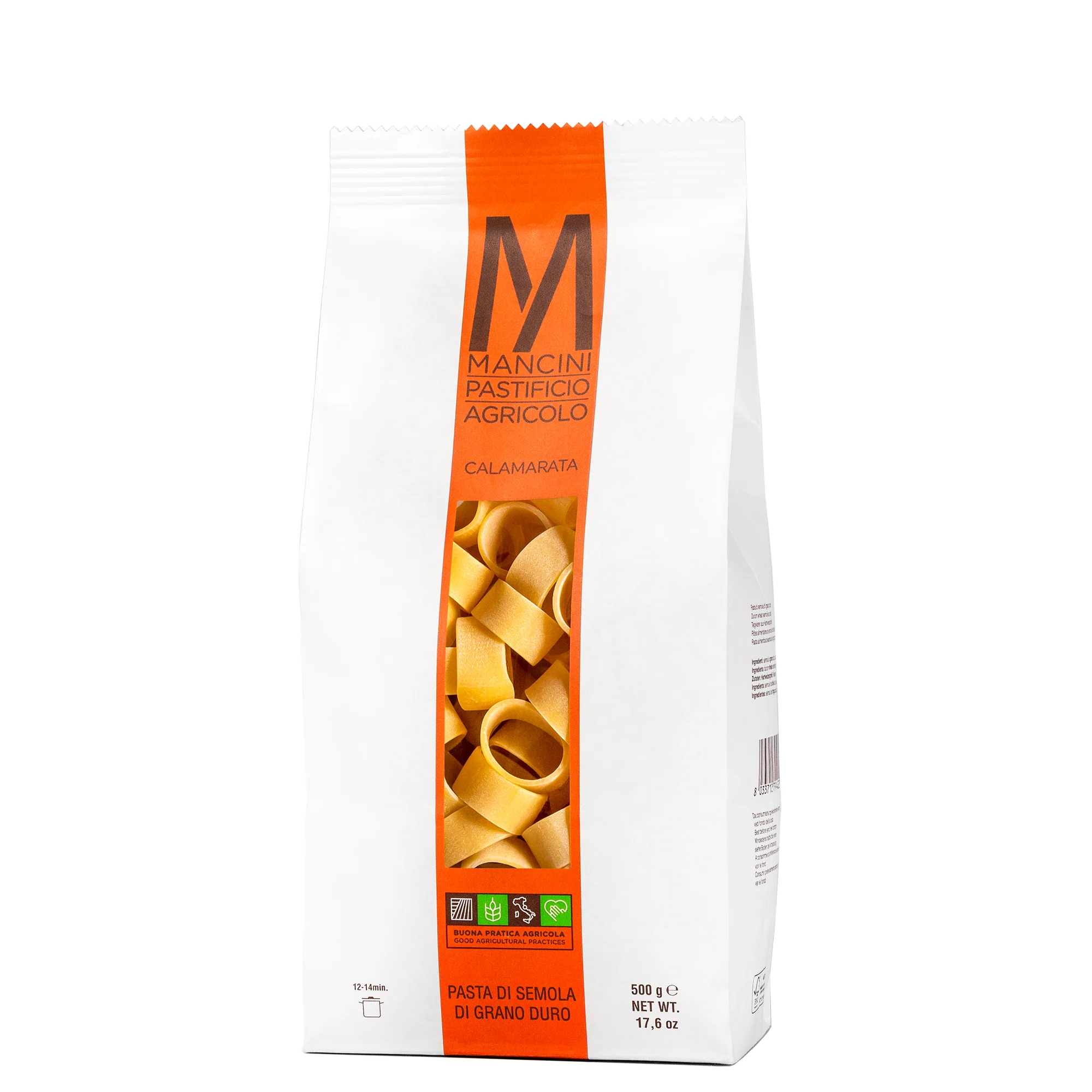 Mancini Calamarata Pasta - 1.1 Lb (500g)