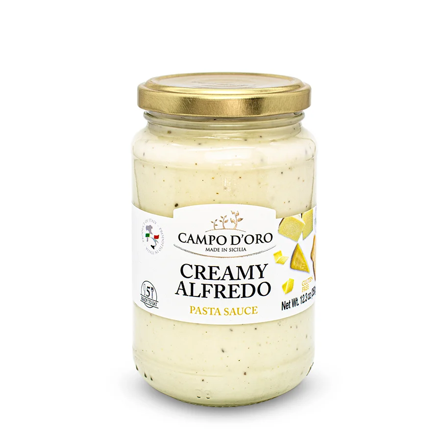 Campo d’Oro Creamy Alfredo Pasta Sauce – 12.3 oz (350 g)