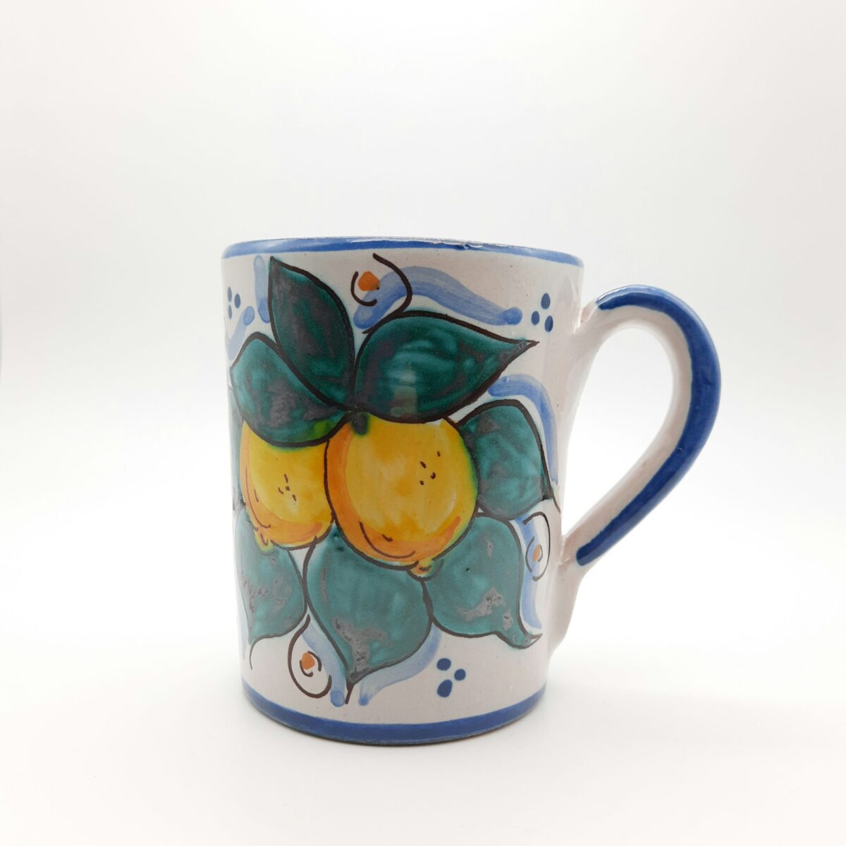Best Sicily Ceramic Lemon Maiolica Mug - 325 ml (11oz)