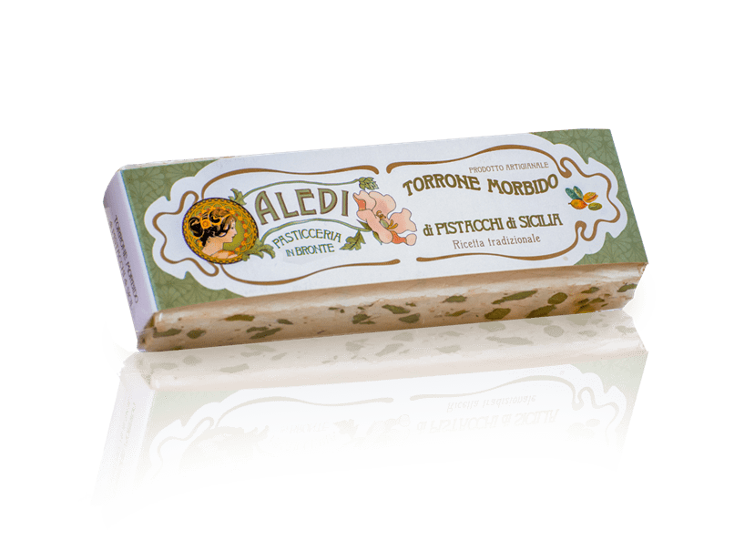 Aledi Sicilian Pistachio Torrone - 5.6oz (160g)