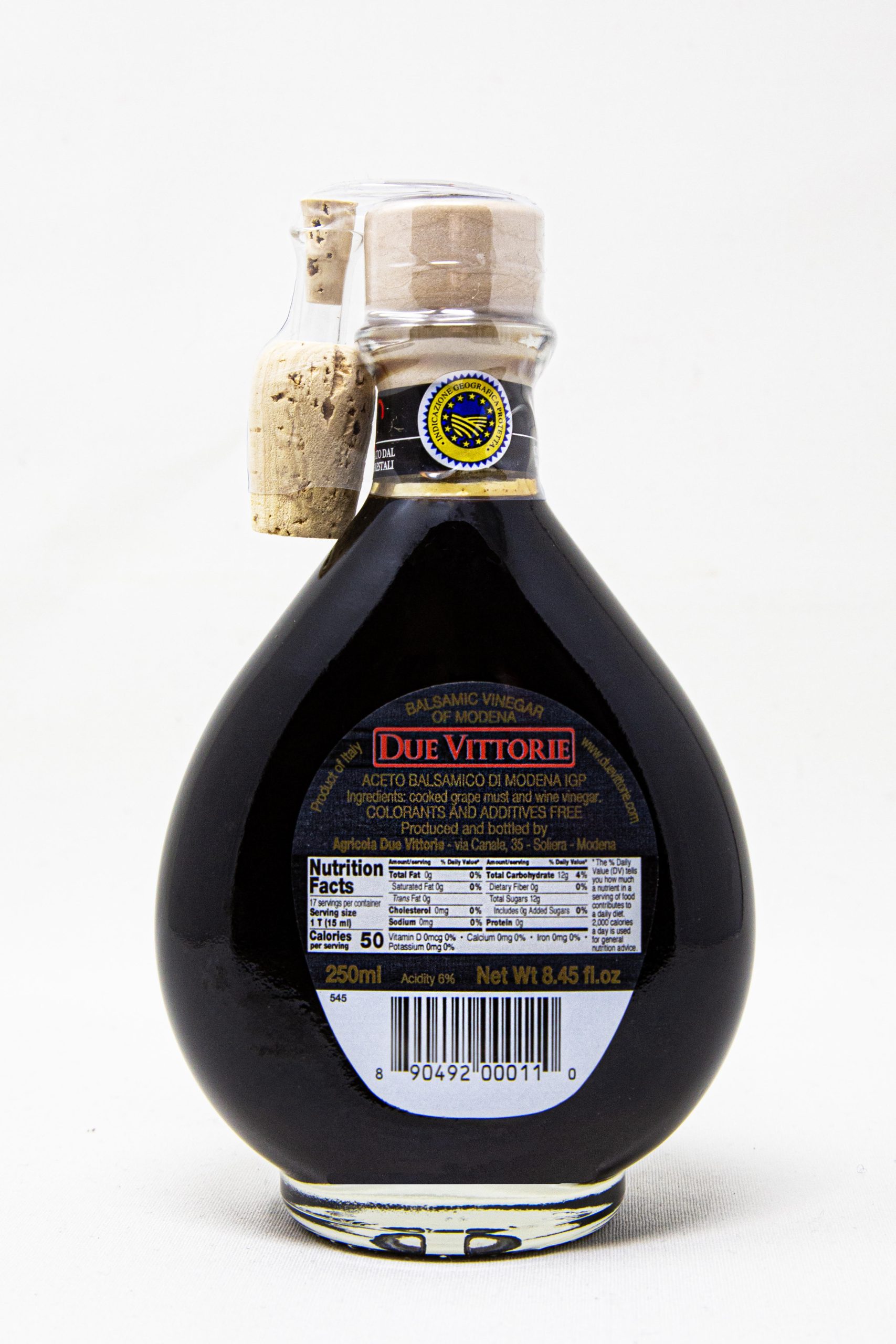 Due Vittorie Balsamic Vinegar of Modena IGP - 8.4 fl oz (250ml) - Image 2