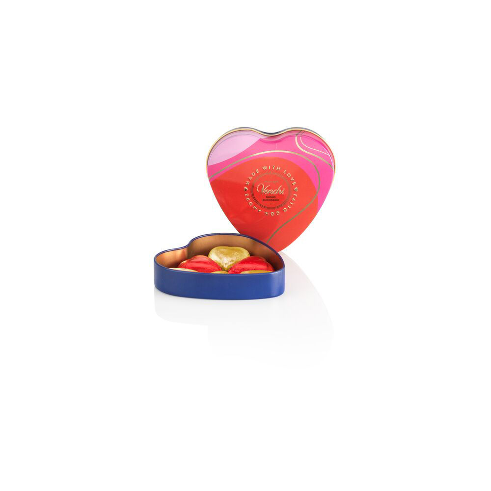 Venchi Heart Tin with Heart Shape Chocolates - 1.69 oz (48g)