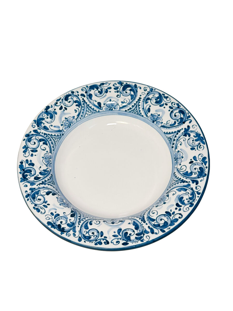 best-sicily-ceramic-blue-maiolica-deep-plate